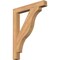 Ekena Millwork Funston Block Smooth Bracket, Western Red Cedar, 3 1/2"W x 28"D x 36"H BKT04X28X36FST05SWR - alternate 1